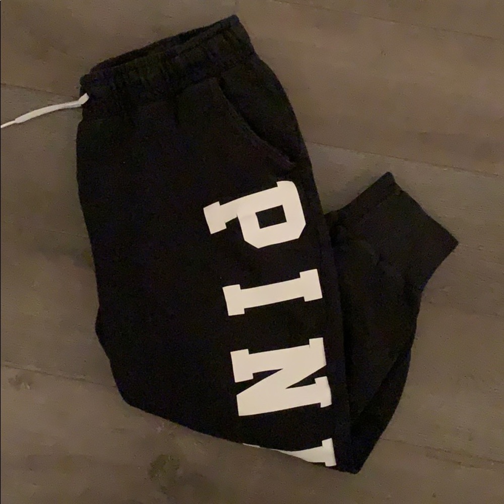 Pink joggers size large